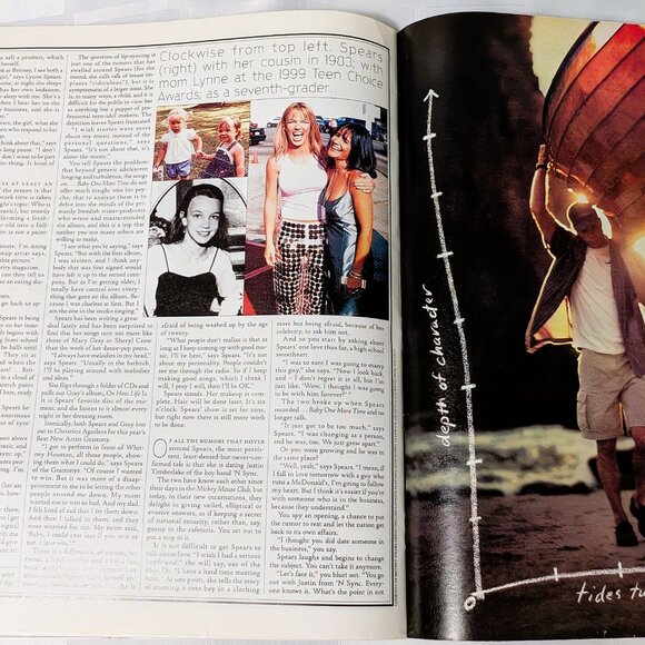 BRITNEY SPEARS ROLLING STONE MAGAZINE YEAR 2000 ORIGINAL BACK ISSUE # 841 MUSIC - Picture 9 of 11